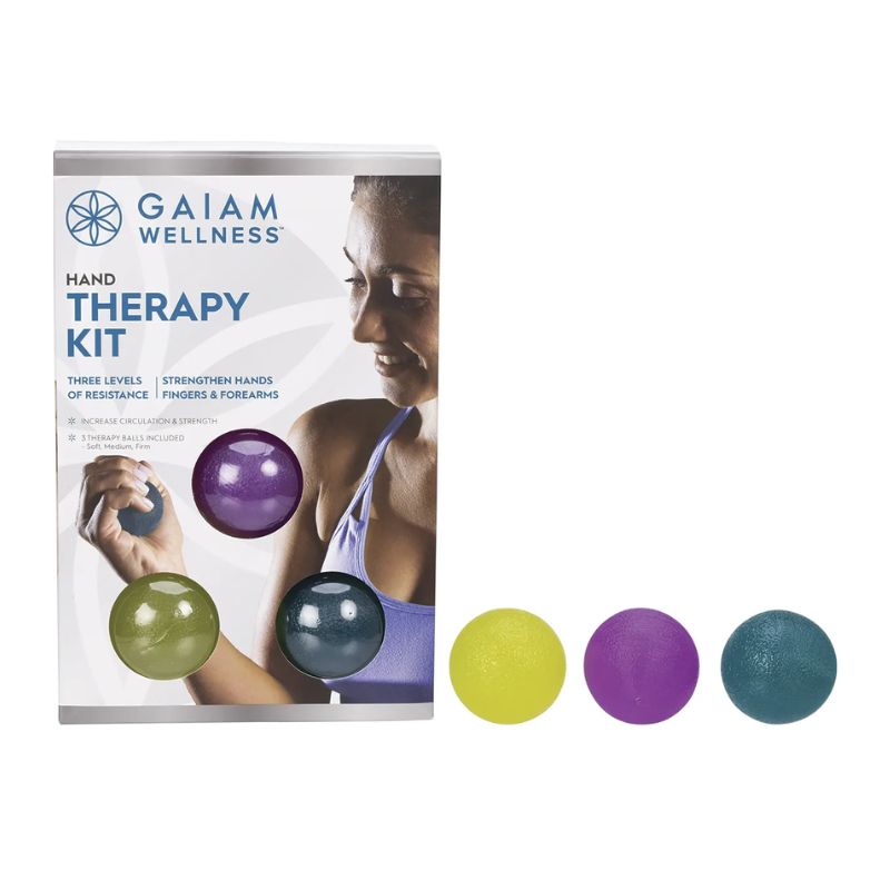 Hand Therapy Kit | Increase circulation & Strength | Gaiam Wellness | Wishing You Well Gifts