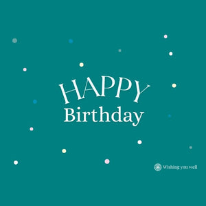Complimentary gift card | Happy Birthday (Poka Dot)