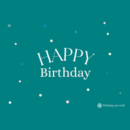 Complimentary gift card | Happy Birthday (Poka Dot)