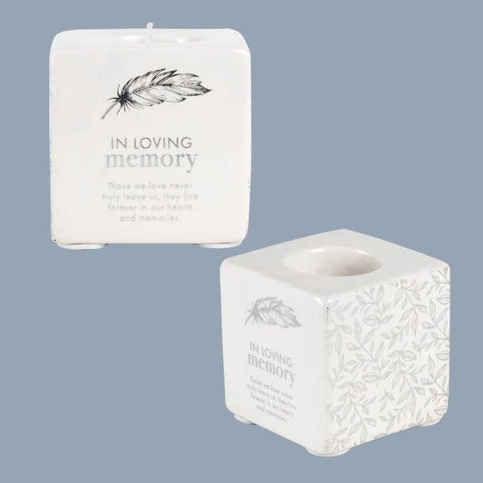 Sympathy //In Loving Memory Candle Holder