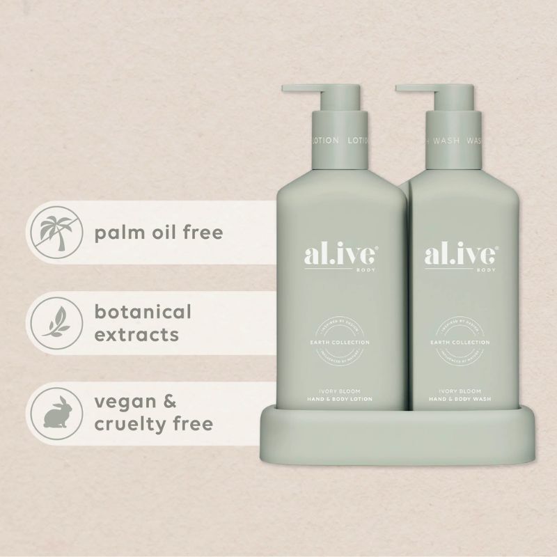 Alive Body Duo- Wash & Lotion | Ivory Bloom