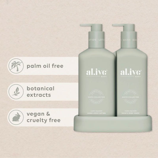 Alive Body Duo- Wash & Lotion | Ivory Bloom