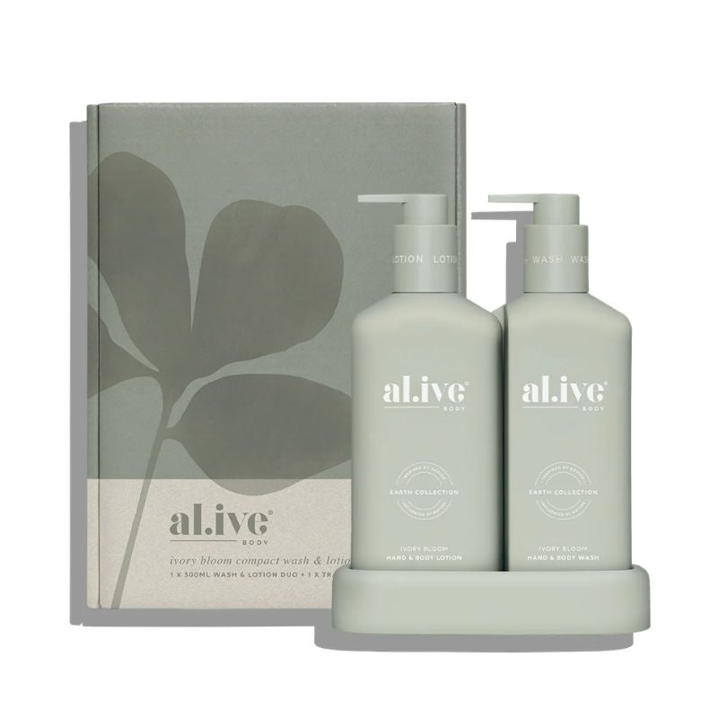 Alive Body Duo- Wash & Lotion | Ivory Bloom