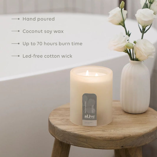 Ivory Bloom Soy Candle | Al.Ive Body