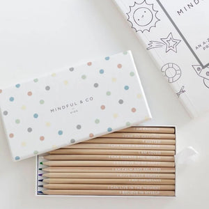 Mindful & Co Kids. Inspire Coloured Pencils