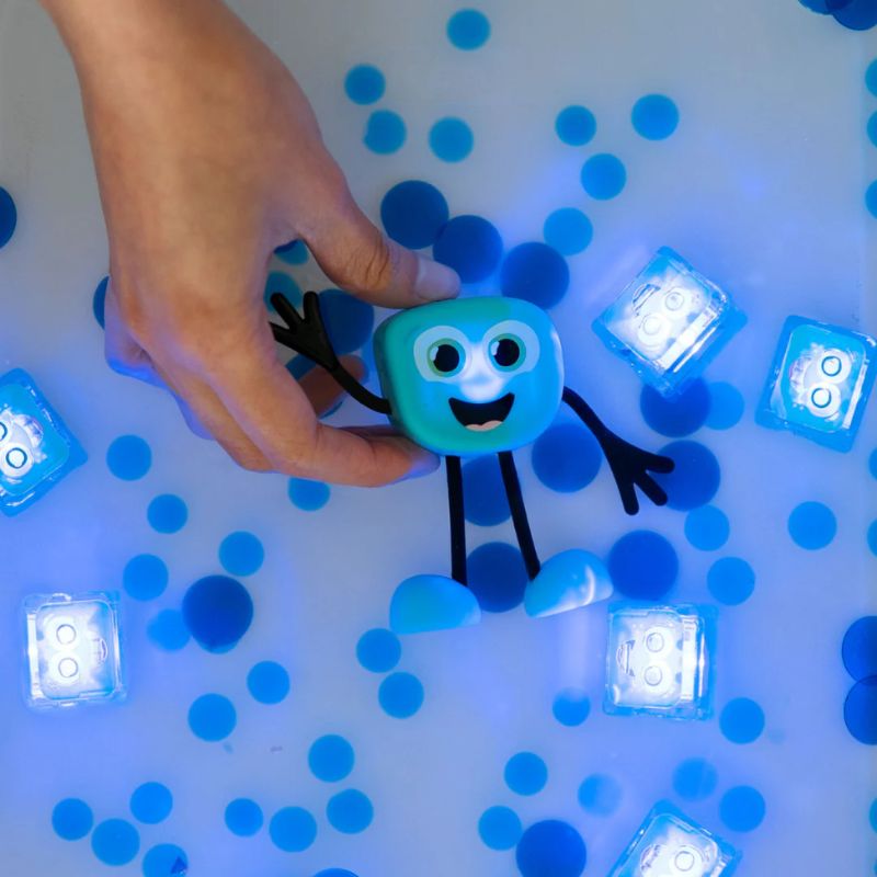 Glo Pals BLUE light Up Character | Jelly Stone