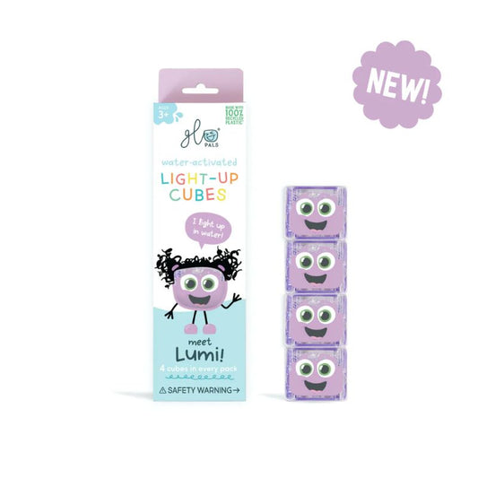 Glo Pals PURPLE Light Up Bath | Jelly Stone