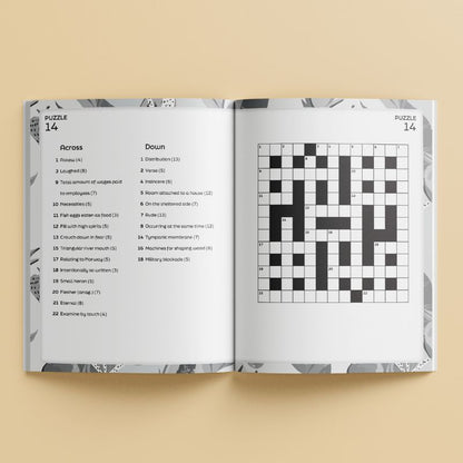 Large Print Crossword Puzzle Book – Easy-To-Read Brain Game