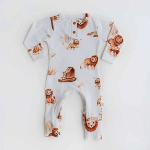 Snuggle Hunny Lion Long Sleeve Growsuit