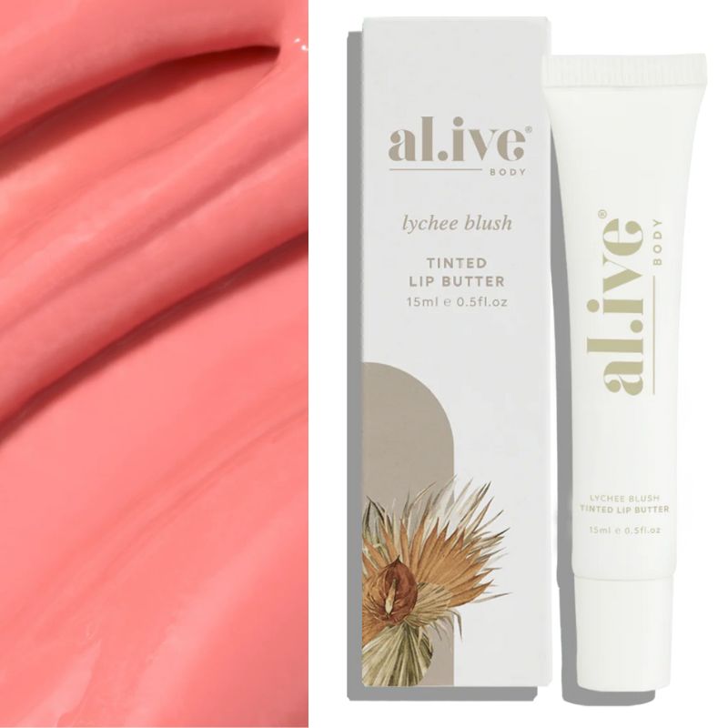 Al.ive Body Tinted Lip Butter | Lychee Blush