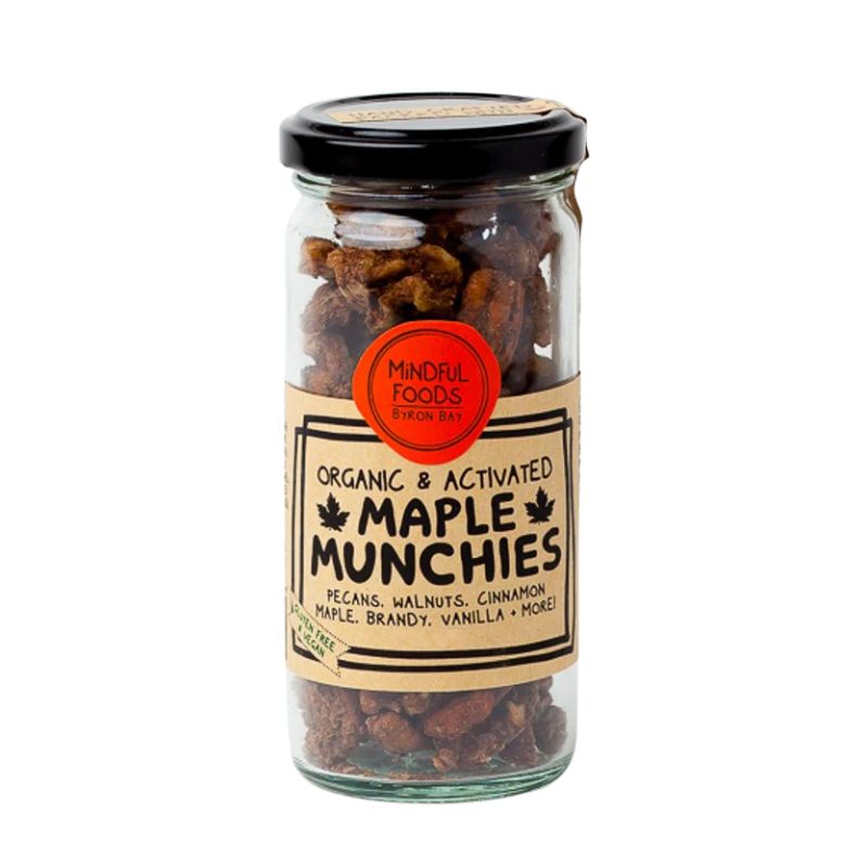 Maple Munchies - Organic & Activated  100g (GF, V)