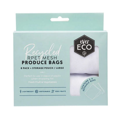 Recycled Mesh Produce Bags | 8 Pack