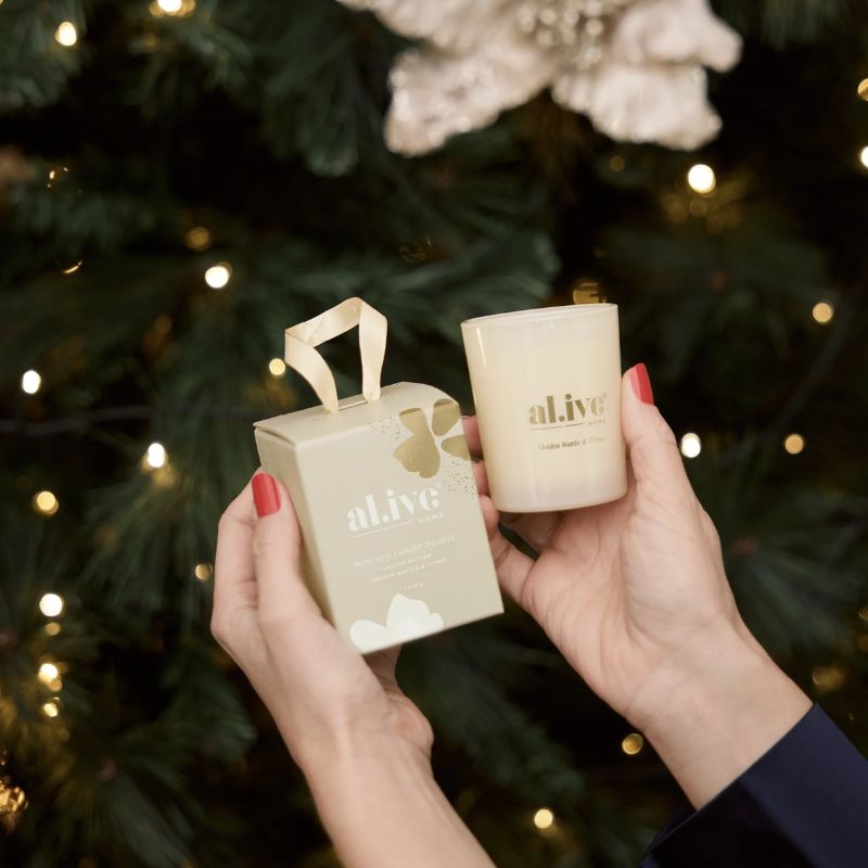 Al.ive Home Mini soy candle bauble