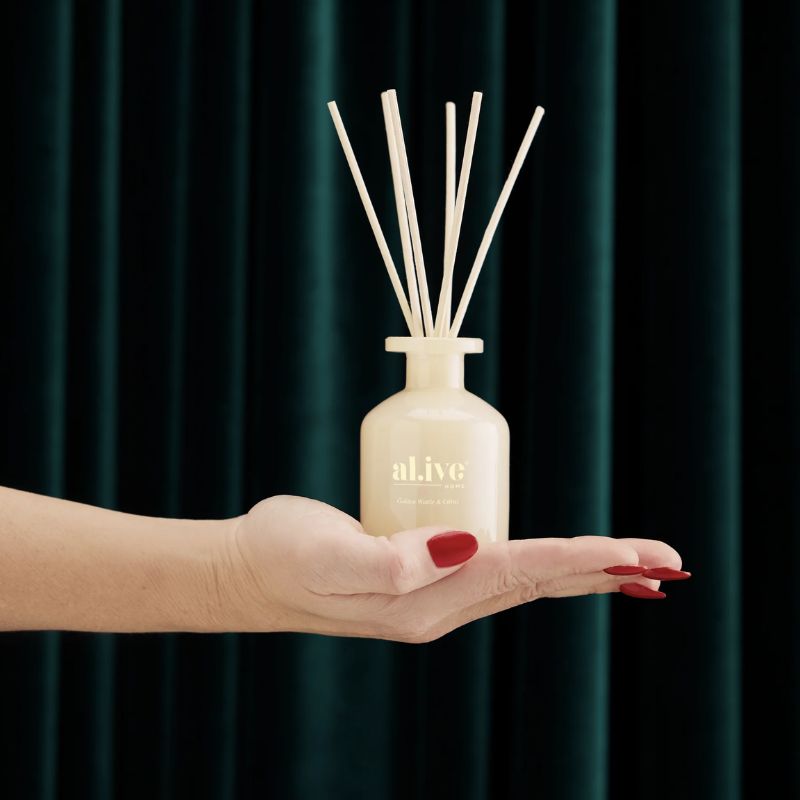 Mini Reed Diffuser | Golden Waffle & Citrus