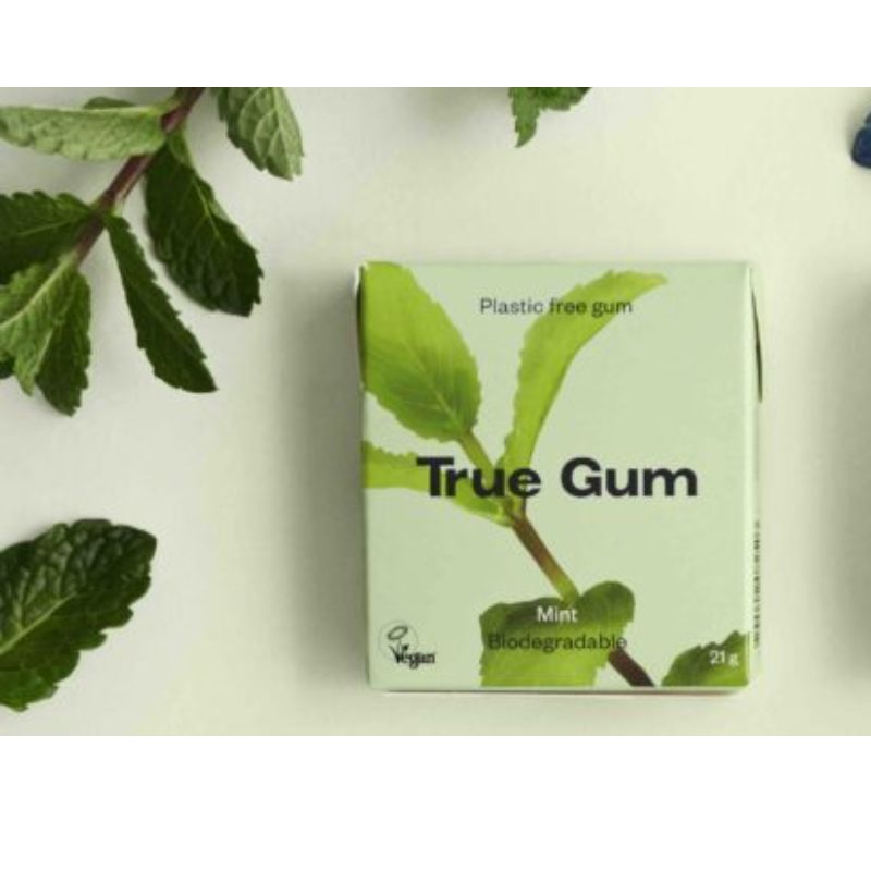 Plastic Free Mint Flavoured gum | True gum | Wishing You Well