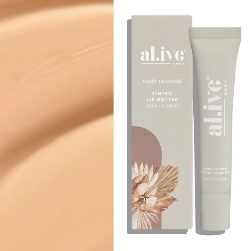 Al.ive Body Tinted Lip Butter | Nude Coconut