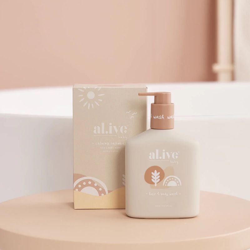 Calming Oatmeal Hair & Body Wash | Al.Ive Baby