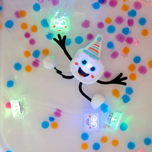 Glo Pals WHITE light Up Character | Jelly Stone