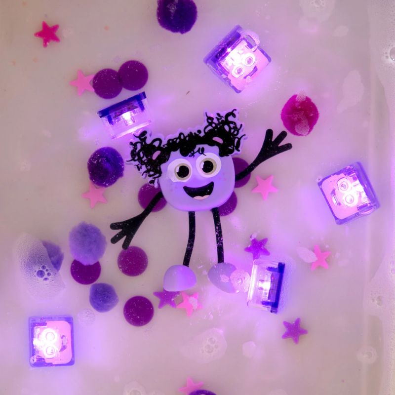 Glo Pals PURPLE light Up Character | Jelly Stone