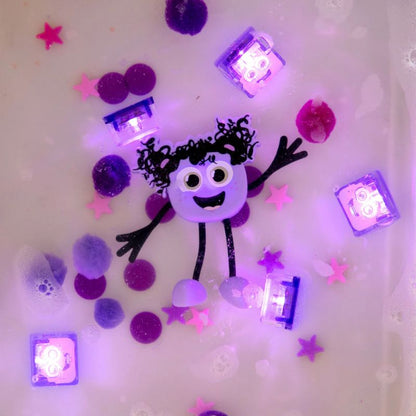 Glo Pals PURPLE light Up Character | Jelly Stone