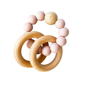 Beechwood Teether rings | Petal
