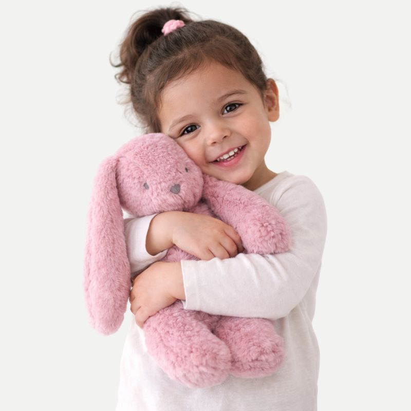 Soft Pink Bunny Plush Toy | Cuddly Comfort Teddy for Kids – Wishing you ...