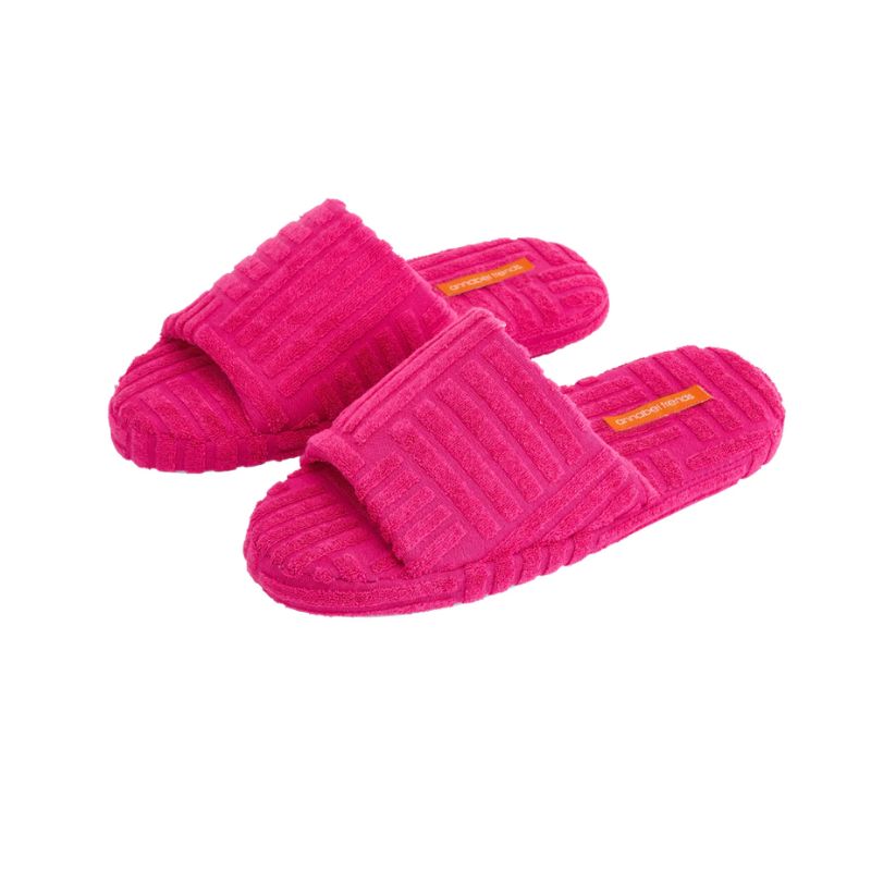 Pink Terry Slides | Annabel Trends | Wishing You Well