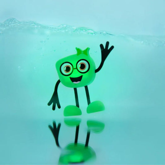 Glo Pals GREEN light Up Character | Jelly Stone