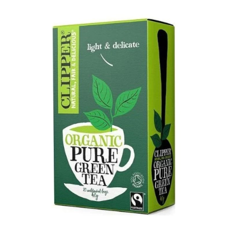 Organic Pure Green Tea |Clipper Tea | Natural fair & Delicious | Wishing You Well Gifts 