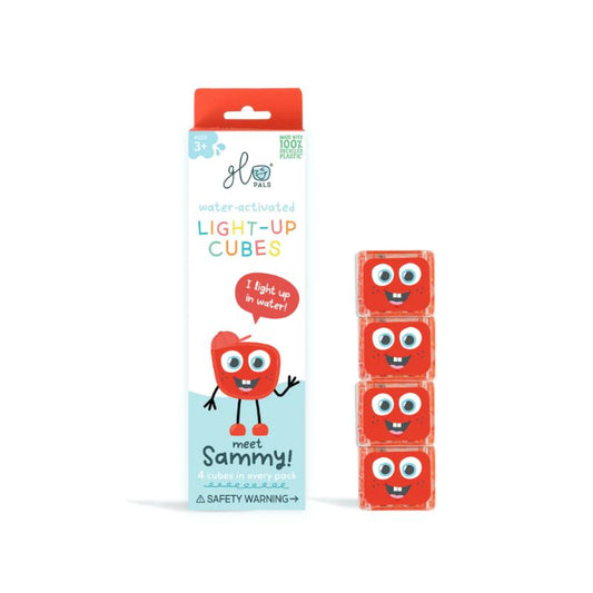 Glo Pals RED light Up Bath | Jelly Stone