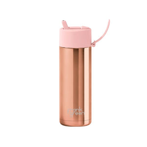 Frank Green Reusable Drink Bottle | 595mL |Rose Gold