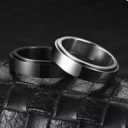 Spinner rings | Black or Silver