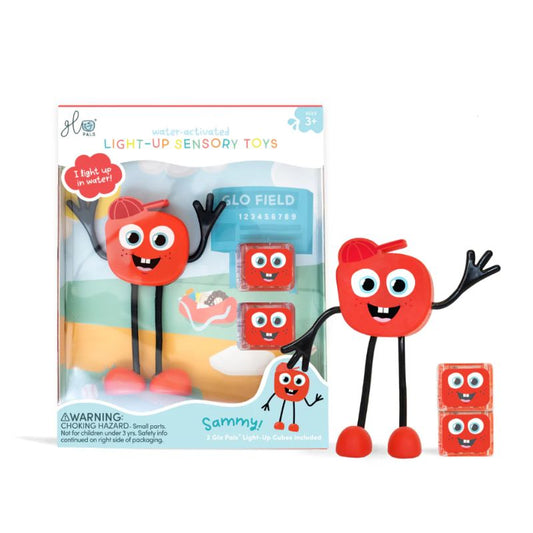Glo Pals RED light Up Character | Jelly Stone