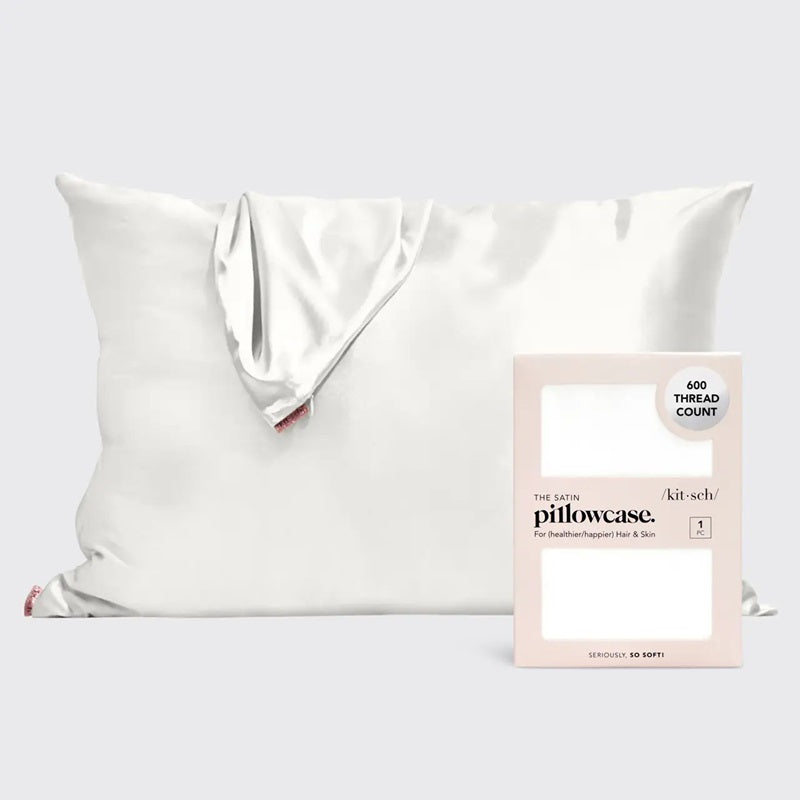 Satin Pillowcase - Ivory ~ Kitsch