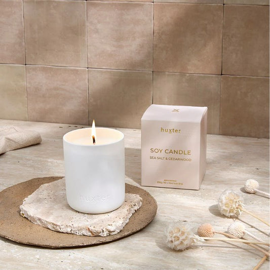Sea Salt & Cedarwood Candle | Huxter