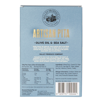 Artisian Pita | Olive Oil & Sea Salt