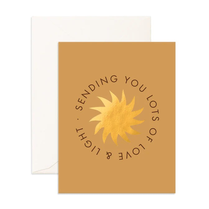 Card // Sending you lots of love & light