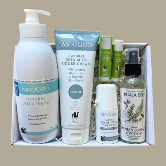 Sensitive skin care package | MooGoo | Cancer 