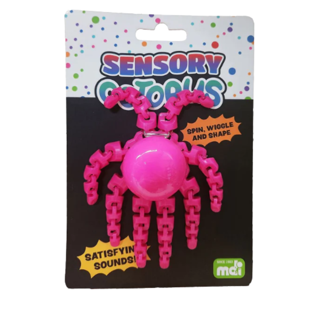 Pink Sensory Octopus
