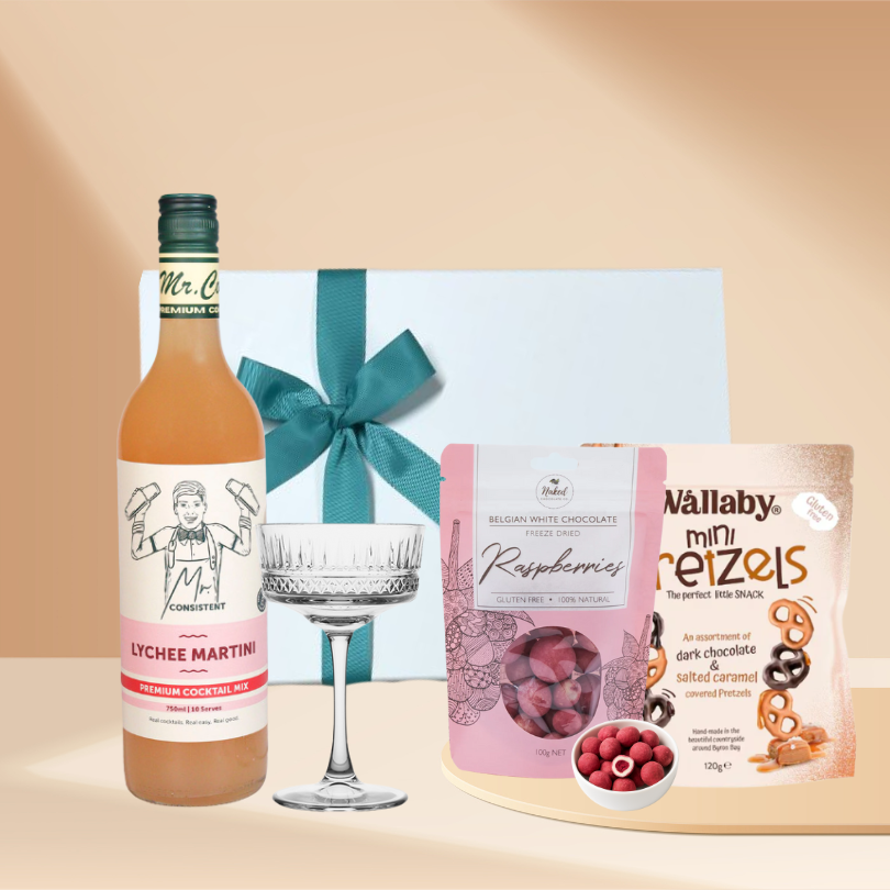 Shaken Not Stirred Gift Box (Lychee Martini) - (GF)