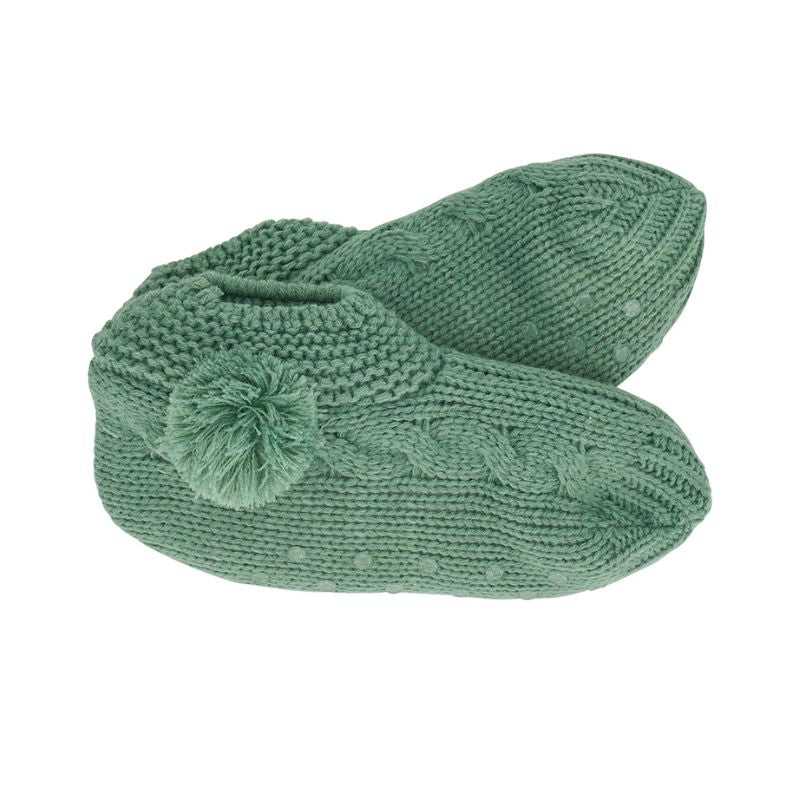 Slouchy Slipper Green Sage | Annabel Trends | Wishing You Well