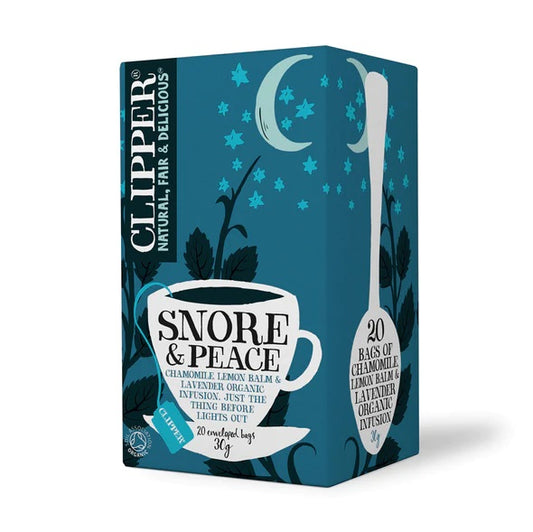 Clipper Organic Tea // Snore and Peace