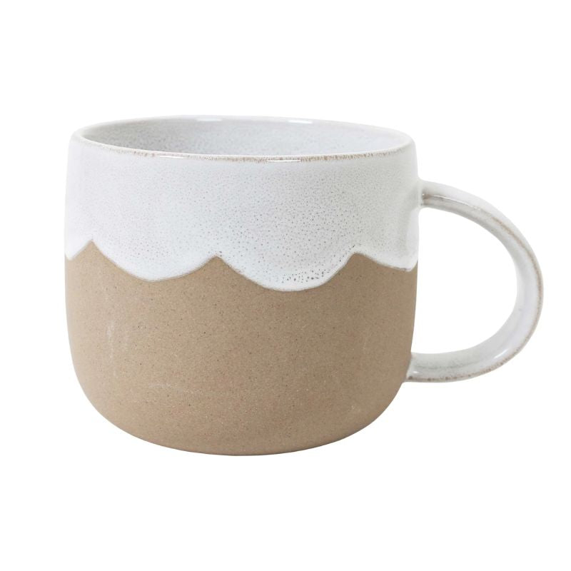 Snow Scallop White Mug | Robert Gordon | Wishing You Well Gifts