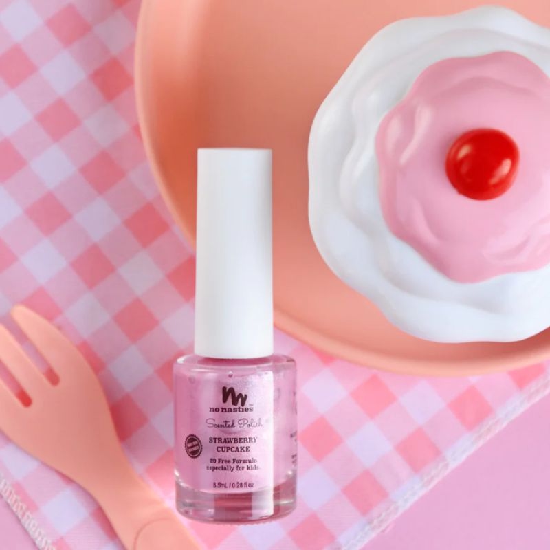 Strawberry Scented Scratch Nail Polish | No Nasties | Wishing You well