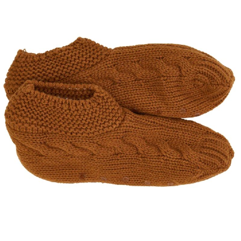 Mens Slouchy Slippers | Tan Colour | Annabel Trends | Wishing You Well Gifts