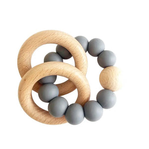 Beechwood Teether rings | Grey