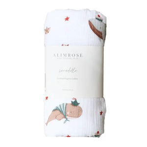 Whale Organic Muslin Swaddle