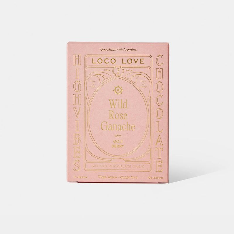 Loco Love | Wild Rose Ganache 70g  (V, GF, DF)