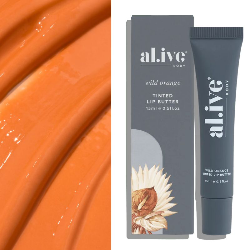 Al.ive Body Tinted Lip Butter | Wild Orange