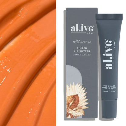 Al.ive Body Tinted Lip Butter | Wild Orange